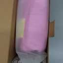 Pregnancy Blow Up Pillow, Belly Mattress for Pregnant Women with Electric Pump, Full Body Maternity Airbed with Hole for Stomach Sleeping, Back Pain & SPD Relief, Pink