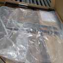 Folding Desk - 39.4" Wood Top Foldable Desk for Small Spaces | No Assembly Required Compact Table for Home Office, Writing, and Study (Rustic Brown)