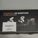 Tyasoleil VR Handle Accessories Compatible with Meta Quest 2,3,3S, Humanized Weighted Gun Stock, Enhance Control Feel, Realistic FPS Gaming Experience