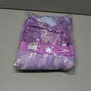 Elsa Dress for Girls Purple Princess Costume for Kids Cosplay with Wig for Halloween Party (Purple)