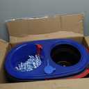 O-Cedar RinseClean Spin Mop & Bucket System + 2 Extra Mop Heads | Clean with Water | Removes 99% of Bacteria