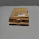 DEYBBY Natural Beeswax Taper Candles,8inch Dripless and Smokeless White Bee Wax,4Hour Burn Time Flat Top (Pack of 6)