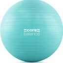 Exercise Ball for Workouts, Anti-Burst and Slip Resistant, Swiss Yoga Ball for Pregnancy, Stability, Fitness and Physical Therapy, 4 Sizes, with Pump (75cm, Teal)