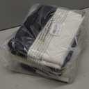 OIASKET 4 Pack Storage Baskets for Organizing, 13"X9"X7.87", Decorative Cotton Rope Baskets for Shelves, Small Woven Basket for Toys, Books and Towels, Black & White