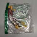 ELFCULB XT60 to XT90 Adapter Cable, 12AWG 0.5FT XT60 Male and Female to XT90 Connector Cable for RC Lipo Battery FPV Racing Drone Portable Power Station(2 Pairs)