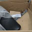 Antlu Saddle Stool Rolling Chair with Back Support,Esthetician Tattoo Dental Stool Chair,Lash Chairs for Eyelash Tech Massage Salon(Black,with Backrest)