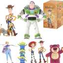 MINISO Disney Toy Story 30th Anniversary Collectible Blind Box Figures, Premium Soft PVC Dolls, Woody & Buzz Lightyear Characters, Birthday Gift for Collectors 1PC Random