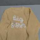 Baby Girl Boy Knit Sweater Blouse Pullover Sweatshirt Warm Crewneck Long Sleeve Tops for Infant Toddler (4-5T, Big Sister Khaki Sweater)