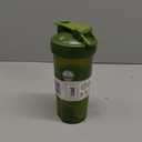 BlenderBottle Sport Sleek Shaker Cup Insulated Stainless Steel Water Bottle with Wire Whisk, 25-Ounce, (Green) Seaglass