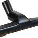 Upgraded Vacuum Floor Brush for Universal Vacuum Cleaners with 1  inch (1.25'') (32mm) Inner Diameter with Horse Hair Soft Bristles 10 Wide Black (1 Brush Only)
