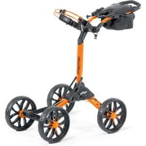 Bag Boy Quad Pro Push Cart, Orange/Black