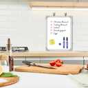 Message White Board 20" x 14"(50cm x 35cm) Small Dry Erase Magnetic Calendar for Wall Portable with for Kids Drawing Teaching Memo Handwriting