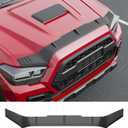 powoq Hood Deflector Compatible with 2016-2023 Toyota Tacoma Hood Protector Shield TPE Deflector Replacement for 2016-2023 Toyota Tacoma Accessories