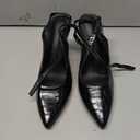 Reoplty Womens Closed Toe Ankle Strap Heels Pointed Toe Pumps Shoes Slingback High Heel Wedding Dress Shoes 8