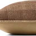 Loloi II Collection PLL0132 Brown/Tan 20'' x 20'' Cover Only Pillow