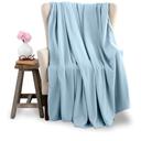 Vellux Microfleece Blanket, Full/Queen, Light Blue