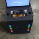 Smart Karaoke Machine with 17.3 Inch Touch Screen & Lyrics Display, Up to 1200W Powerful Speaker, Super Deep Bass Sound for Home Party, Outdoor - Perfect for Adults, Kids, Singers & Music Lovers