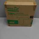 ECOLipak 120 Pack Compostable Paper Plates, 10 inch and 8 inch Heavy Duty Eco friendly Sugarcane Biodegradable Disposable Square Plates for Party Dinner Birthday