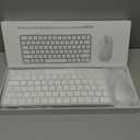 Bluetooth Keyboard and Mouse for Mac, Rechargeable, Mini Size, Ultra Slim, Quiet Typing, 4 Level DPI, Wireless Keyboard and Mouse Compatible with Mac, iPad, iPhone, MacBook Air/Pro