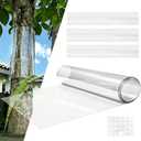 Iguana Tree Wrap for Iguana Prevention, Thickened PET Plastic Tree Trunk Protector Guard for Damaged Bark, Anti-Reptiles Climbing Barrier Tree-Safe Guard with Tape & Nano Adhesive(94.5*15.75in)