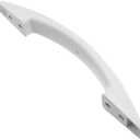 STOBAZA Freezer Door Handle Heavy Duty Plastic Pull Grip for Refrigerator Display Cabinet Easy Installation Elegant Design Replacement Part