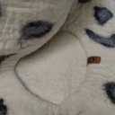 MEOWFIA Cat Cave  Premium Felt Cat Bed for Indoor Cats, Handmade 100% Merino Wool (Vivid Shades) (Medium, Snow Leopard)