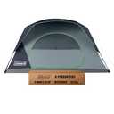 Coleman Skydome Camping Tent with 5 Minute Setup, 8 Person Weatherproof Tent with Rainfly & Carry Bag, 20% More Headroom Than Traditional Canopies