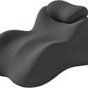 Memory Foam Wedge Pillow for Intimacy Couples, Ergonomic Support Pillow, Black
