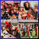 252 PCS Halloween Party Favors for Kids32 Pack Prefilled Cauldrons with Bulk Toys, Trick or Treat Alternatives for Boys and Girls, Halloween Goodie Bag Fillers, Classroom Prizes