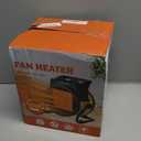 Outdoor Patio Heater, 1500W Outdoor Heaters for Patio Overheat Protection, 3S Fast Heating, Garage Heaters with Long Cord for Greenhouse, Patios, Outdoor Use (Yellow)