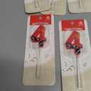 5 x Racing Car Theme Birthday Candles, Number Candles for Birthday Party Cake Decoration Supplies (Red, Number 4)