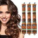 Heatless Hair Curler, Heatless Curls Overnight Hair Curlers to Sleep in Overnight Blowout Rod No Heat Curling Headband for Long Medium Short Hair(Yellow)