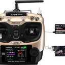 Radiolink AT9S Pro 10/12 Channels 2.4GHz RC Transmitter and Receiver R9DS Radio Remote Long Range Control for FPV Racing Drone/Quad/Airplane and More (Mode 2 Left Hand)