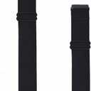 Adjustable Elastic Wrist/Ankle Band for Fitbit Versa 2/1/Lite or Blaze Watch, Stretchy Band for Men and Women, Black, Medium