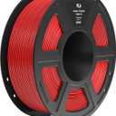 ELEGOO PLA Filament 1.75mm True Red 1KG, 3D Printer Filament Dimensional Accuracy +/- 0.02mm, 1kg Spool(2.2lbs) Fit Most FDM 3D Printers