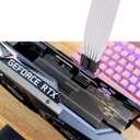 2 x PCIe 5.0 Cable, 16AWG ATX 3.0 12VHPWR PCIE Cable, 600W Male to Male 16 (12+4) Pin PCIE5 Cable for RTX 4090TI, 4080TI, 3090TI, Compatible for MSI, Gigabyte, GameMax, Thermaltake Power Supply, White