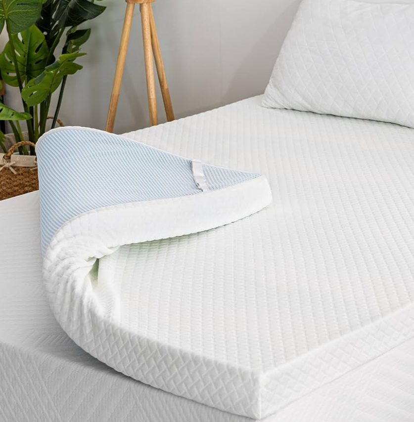 3 Inch Gel Memory Foam Mattress Topper Twin Size, Cooling Bed Topper for Pressure Relief with Removable Breathable Soft Cover, CertiPUR-US Certified 3 Inch Gel Memory Foam Mattress Topper Twin Size, Cooling Bed Topper for Pressure Relief with Removable Breathable Soft Cover, CertiPUR-US Certified
