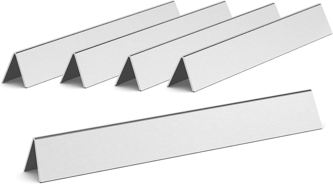 QuliMetal 7537/65903 22.5" Flavor Bars for Weber Spirit 300 Series(with Side Burner Knobs), Spirit E310, E320, Spirit 700, Genesis Silver Gold Platinum B/C, Weber 900, Heat Plates for Weber 7536