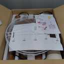 Vintage Floor Lamp for Living Room,Bedroom,Farmhouse Mid Century Standing Lamp with Remote,Dimmable Rustic Industrial Wood Tall Lamp Retro Floor Light Boho Bohemian