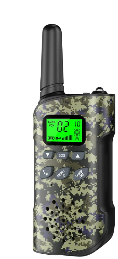 Walkie Talkies for Kids Rechargeable,Toys for Boys and Girls Ages 3-12, 3 Pack Long Range 2-Way Radios, Birthday Gifts,Christmas Stockings, Outdoor Play, Family Games, Hiking Camping Gear