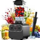 OSTBA 1600W Commercial Professional Blender for Kitchen, Heavy Duty Countertop Smoothie Blender, 68oz Large Capacity, 10-Speed Control, 6-Leaf Blades for Ice Crushing & Frozen Fruit, BPA-Free