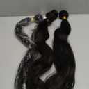 Ailabi Brazilian Human Hair Bundles 26 28 30 Inch Kinky Yaki Wave Bundles Human Hair 11A Unprocessed Virgin Quick Weave Hair for Black Women