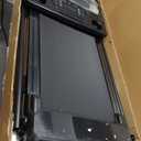 Treadmill with Incline,3.0HP Small Treadmills for Home,Portable Electric Treadmill with Handles,Lightweight Walking Pad,Compact Running Treadmills,Walking Pad with Handle,300LBS Capacity (Black)