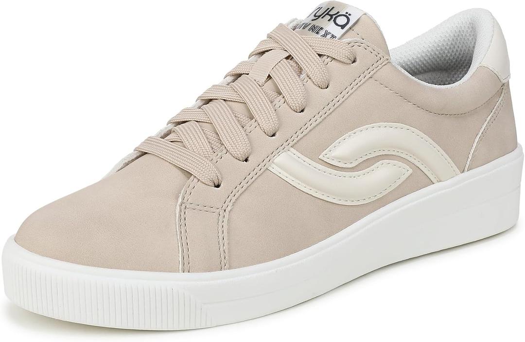 Ryka Women's Viv Next Court Inspired Shoes Whitecap Beige 7 M
