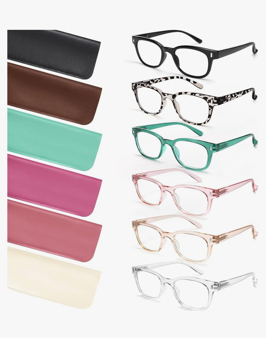 BLS BLUES Reading Glasses for Women, Blue Light Blocking, Vintage Computer Eyewear