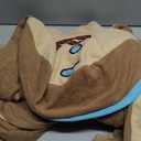 RONGTAI Unisex Adult Costume One Piece Pajamas Overall Halloween Costume Christmas Sleepwear Jumpsuit (XX-Large, Gingerbread Man)