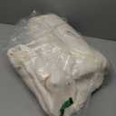 Simple&Opulence 100% Linen Throw Blanket 55x75 inches, Farmhouse Boho Tassel Blanket for Couch, Bed, Sofa, Breathable Natural Cozy Dcor, White