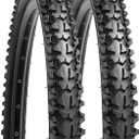 YUNSCM 2-PCS 24" Bike Tires 24x1.95/53-507 Compatible with Mountain Bike 24x1.90 24 x 1.95 24x2.0 Bicycle Tires (Y-745)
