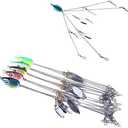 Alabama Umbrella Rigs Fishing Rigs Lure for Fishing Bass Bait Lure 8in 1/2OZ Fishing Bait Rigs (5pcs)