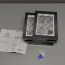 FIXSMITH 5x7 Picture Frame Set of 4, Photo Frame with HD Plexiglass, Display Pictures 4x6 with Mat or 5x7 Without Mat Multi Picture Frames Collage for Tabletop or Wall Display, Black